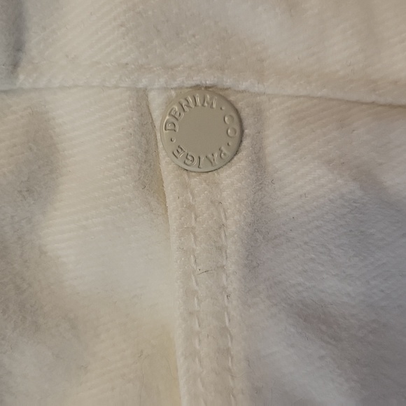 Paige Verdugo Ultra Skinny Jeans Cream/Gold Solstice size 30 - Picture 2 of 16